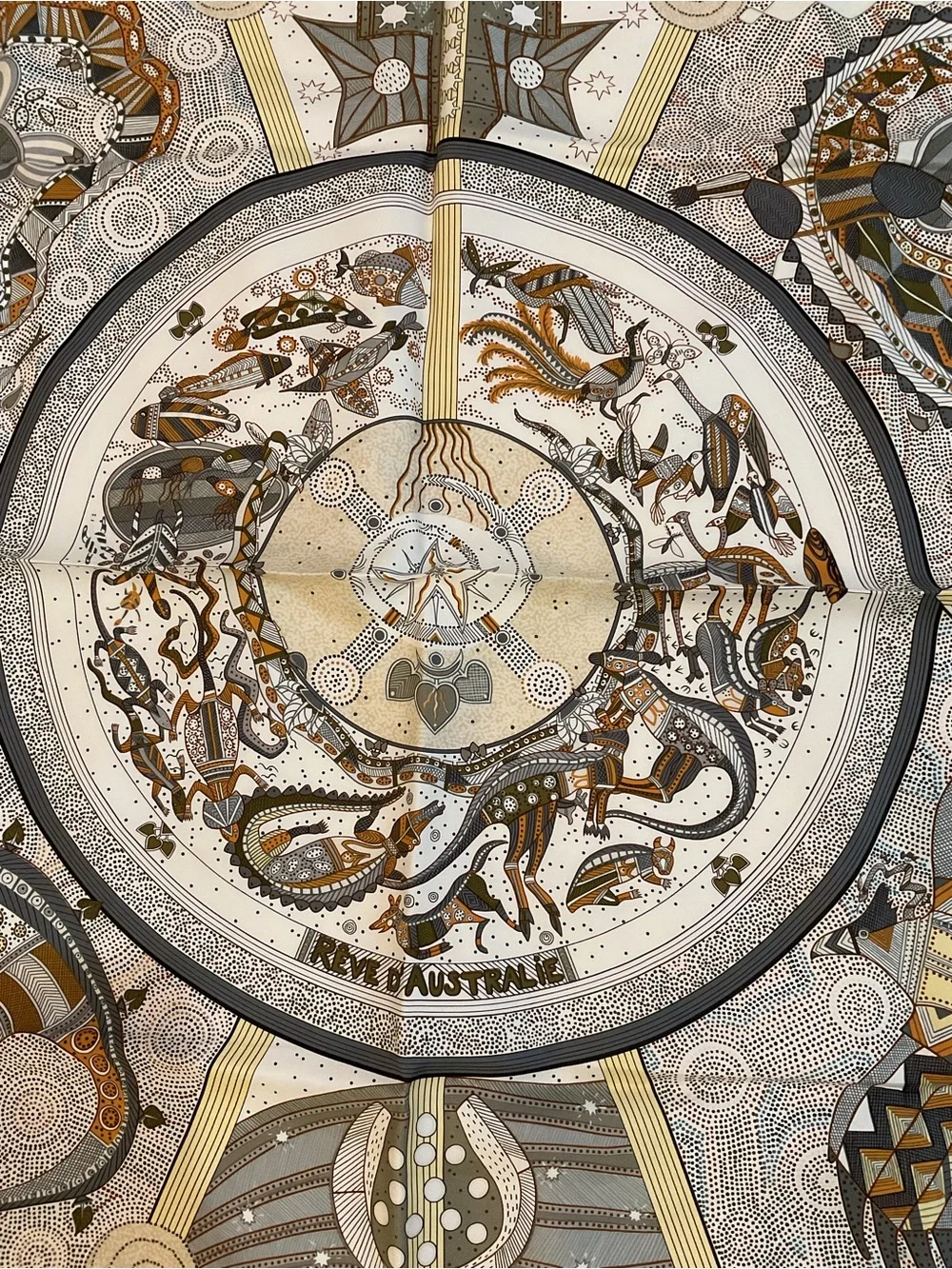 Hermes Reve D’Australia Silk Scarf